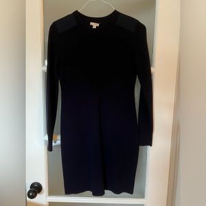 Gap merino wool knit dress with fabric shoulder